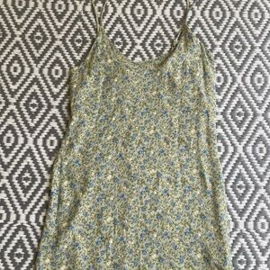 Reformation Green Sleeveless Dress